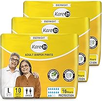 KareIn Classic Adult Diaper Pants, Large 90-120 Cm (35